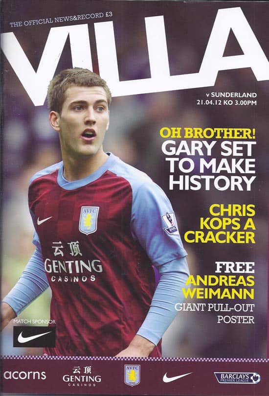 Aston Villa FC v Sunderland FC